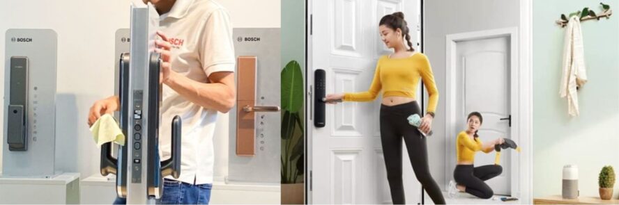 Cách vệ sinh và bảo quản khóa vân tay Bosch 