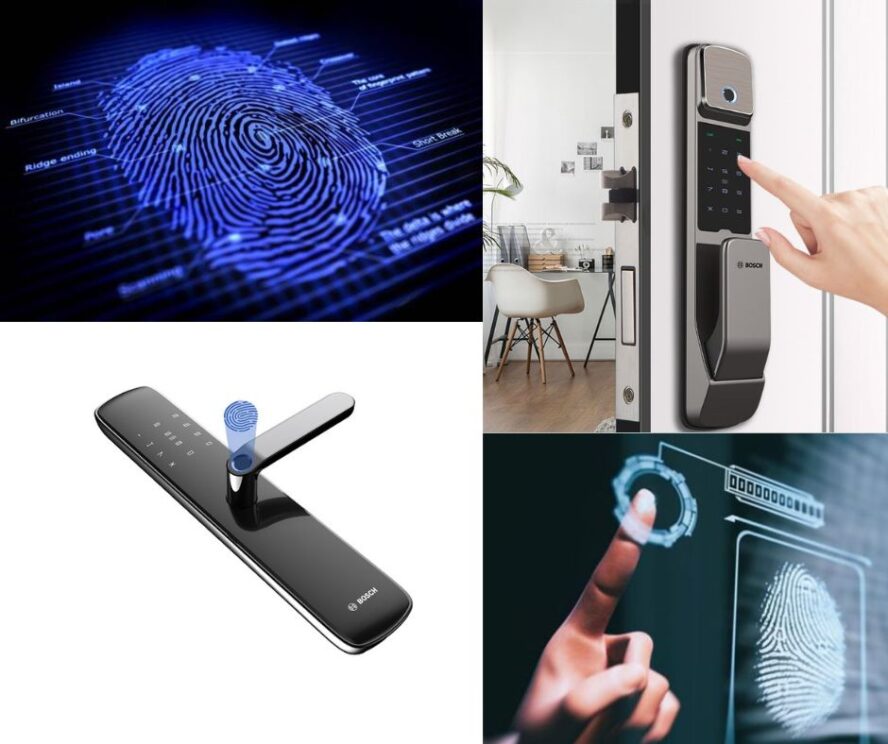 nguyên lý hoạt động của khóa cửa vân tay Bosch