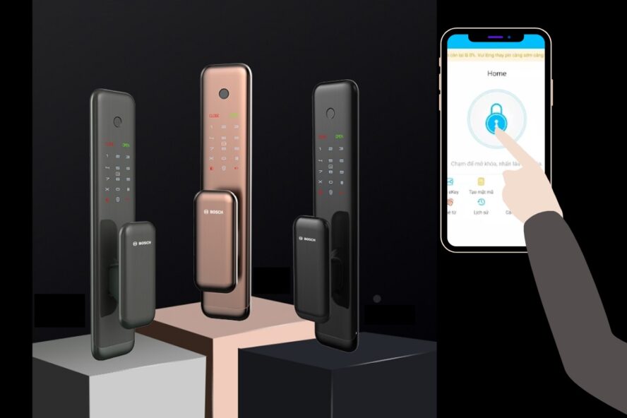 Cách mở khóa từ xa bằng App điện thoại