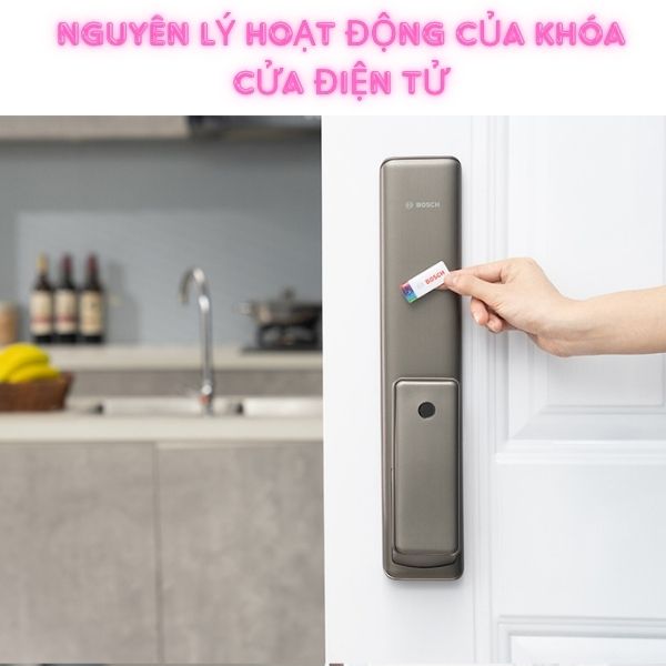 Nguyên lý hoạt động của khóa cửa điện tử