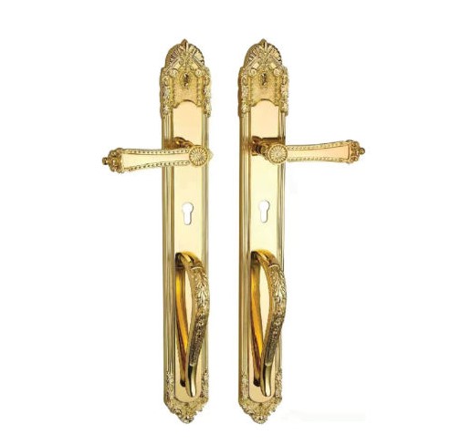 cl806-brass-24k Khóa cửa chính Demax CL806 Brass 24K
