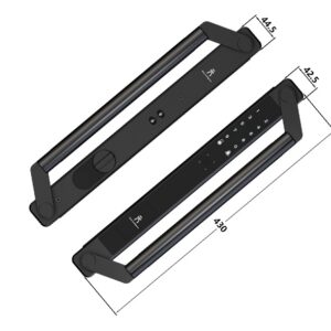 kích thước Khóa cửa đại sảnh biệt thự Demax SL808 GS Lux App Wifi