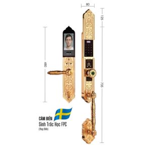 Khóa đại sảnh - biệt thự Demax SL938 Gold