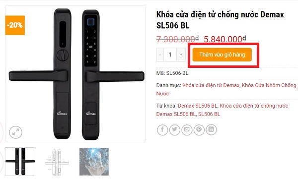 Thêm sản phẩm vào giỏ hàng