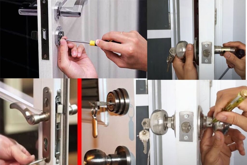 lưu ý trong quá trình thay, sửa ổ khóa cửa nhôm kính