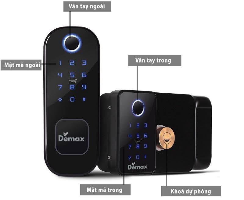 khóa của vân tay cho cửa sắt