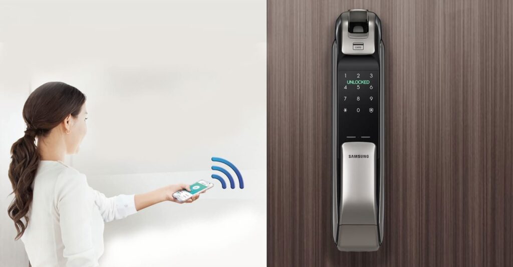 khóa thông minh mở khóa bằng Smartphone