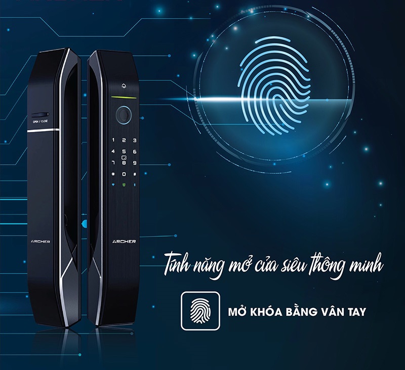  tính năng mở khóa bằng vân tay