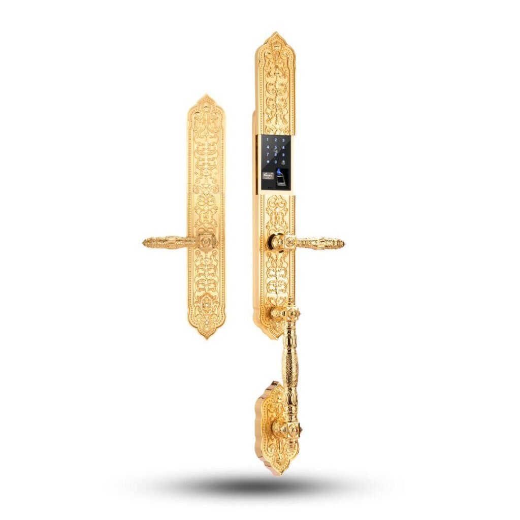 Khóa điện tử Demax SL888 24K BRASS