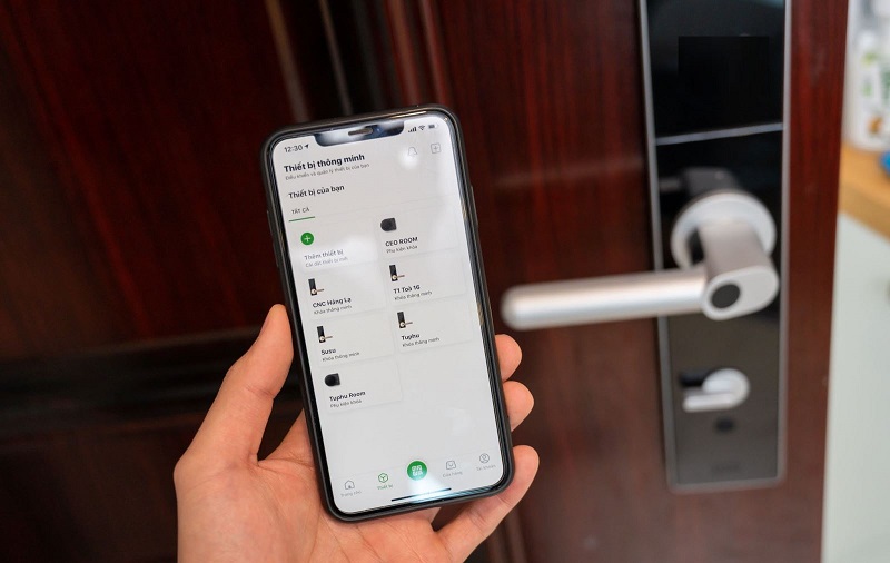 các tính năng của khoá cửa điện tử Wifi
