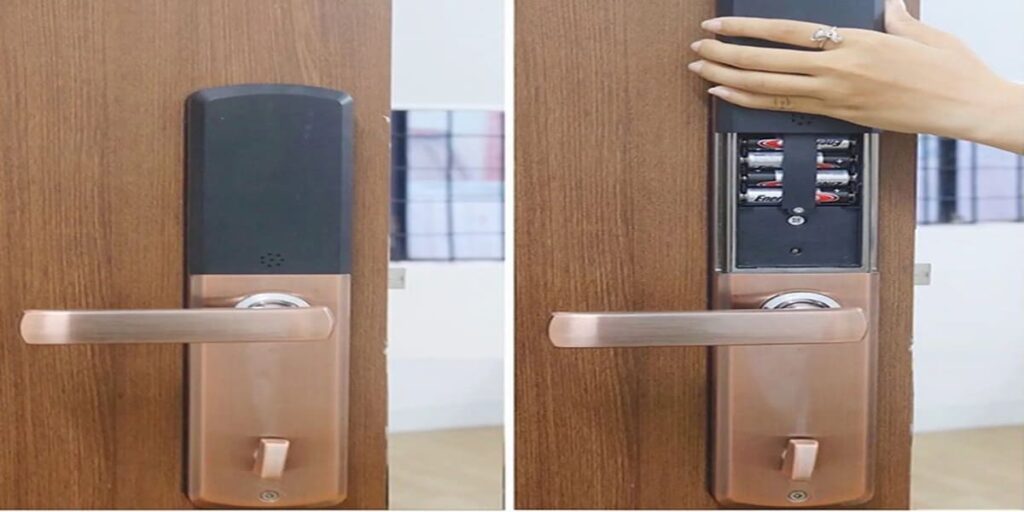 một số lưu ý trong cách thay pin khoá cửa điện tử