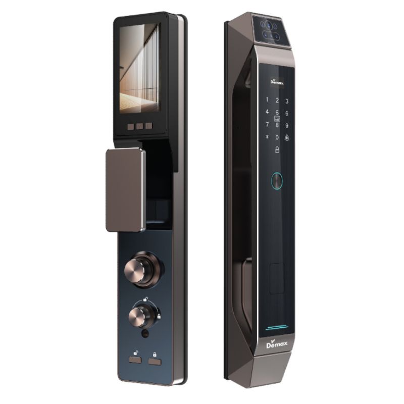 Khóa thông minh nhận dạng khuôn mặt Face ID-3D SL968 CNC Brown Khóa thông minh nhận dạng khuôn mặt Face ID-3D SL968 CNC Brown