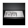 Chậu rửa bát inox 2 hố Malloca MS 1027R NEW 2 Chậu rửa bát bán thủ công Malloca MS 1027R NEW