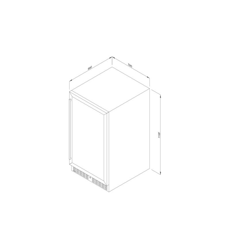 Thiết kế của Tủ bảo quản rượu độc lập Malloca MWC - 89S Thiết kế của Tủ bảo quản rượu độc lập Malloca MWC - 89S