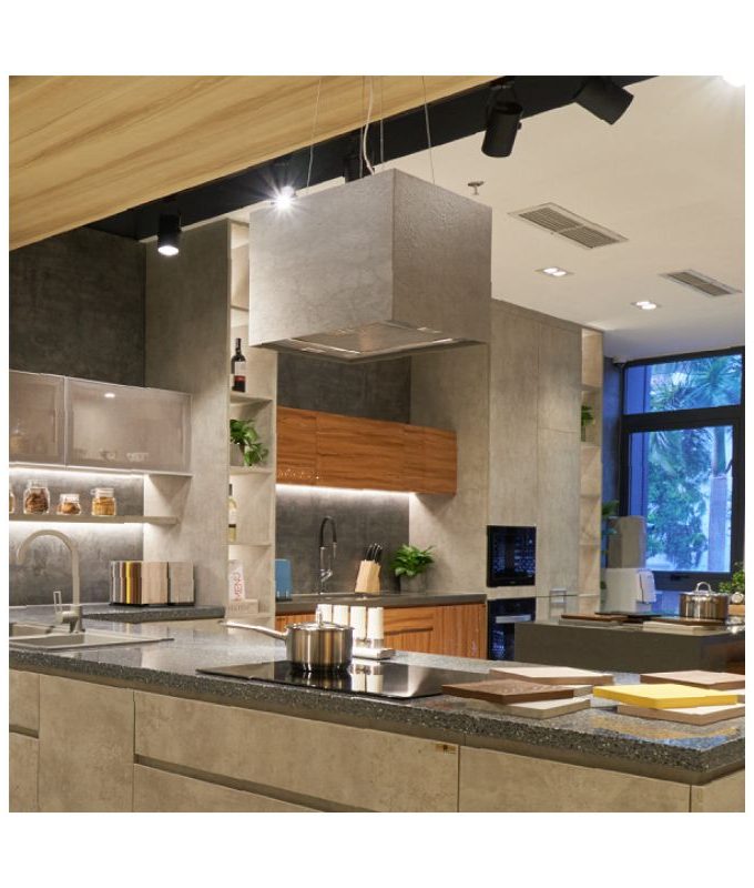 Máy hút mùi đảo Malloca CONCRETE K-400 4 Máy hút mùi Malloca CONCRETE K-400