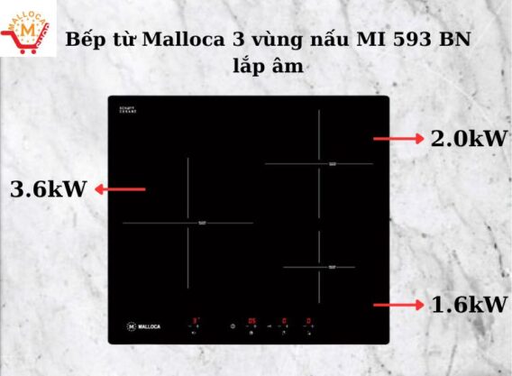 Công suất vùng nấu Công suất vùng nấu
