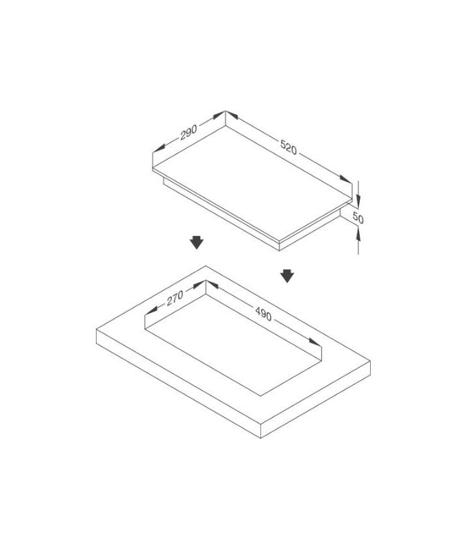 Bếp hồng ngoại Domino Malloca MDR 301 3 Thiết kế của Bếp hồng ngoại Domino Malloca MDR 301
