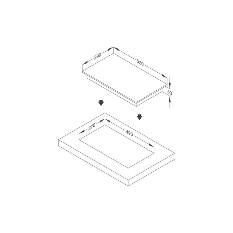 Thiết kế của Bếp hồng ngoại Domino Malloca MDR 301 Thiết kế của Bếp hồng ngoại Domino Malloca MDR 301