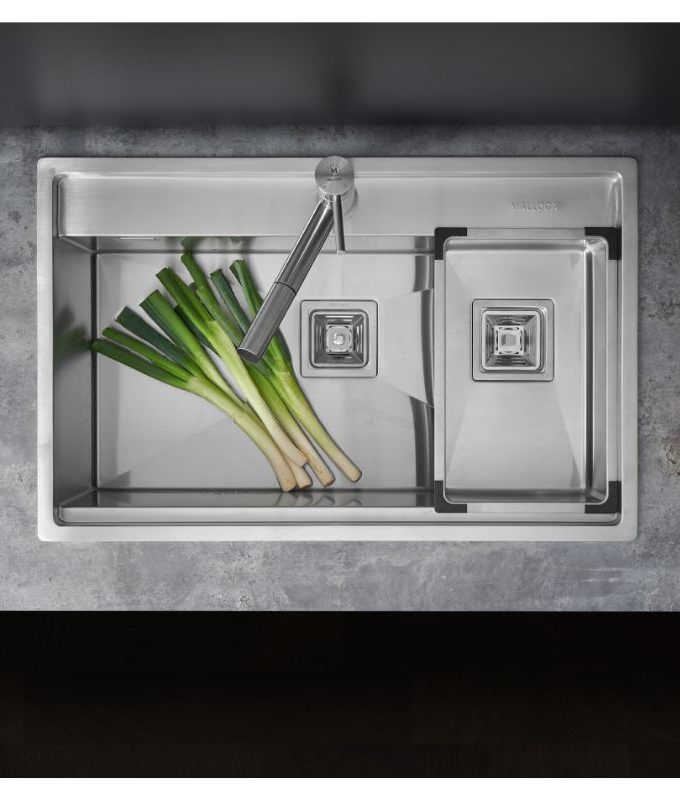 Chậu rửa bát inox 1 hố Malloca MS 6302T 3 Chậu rửa bát Malloca MS 6302T