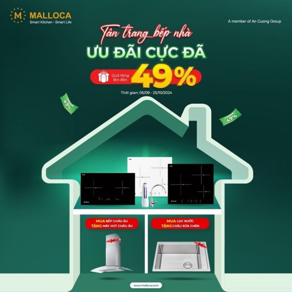 Tân trang bếp nhà - Ưu đãi cực đã, quà tặng lên đến 49%