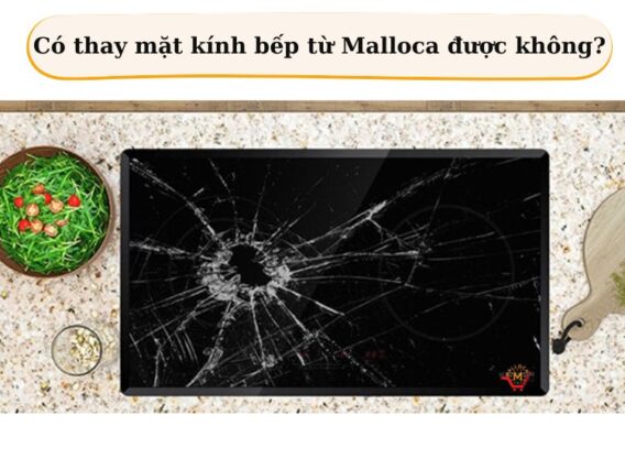 Có thay mặt kính bếp từ Malloca được không? Có thay mặt kính bếp từ Malloca được không?