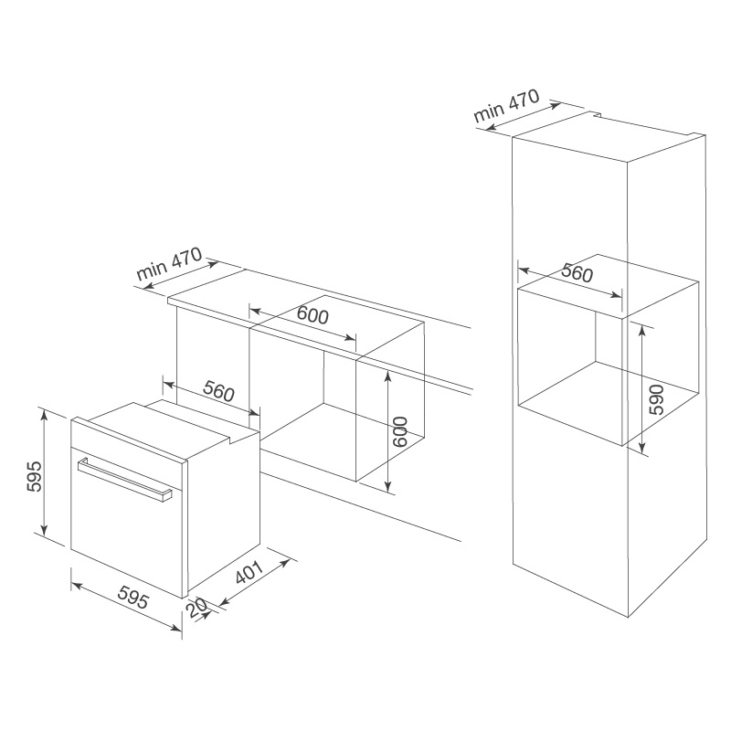 Lò nướng âm tủ MOV-606 AF Lò nướng âm tủ MOV-606 AF