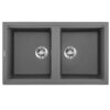 Chậu rửa chén Malloca Grey K45099 1 chau rua chen malloca grey k45099