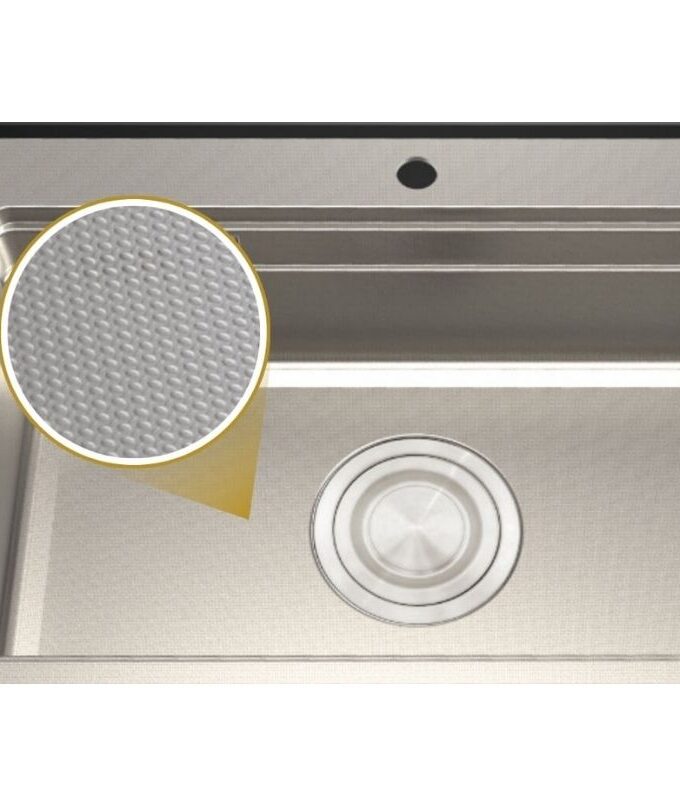 Chậu rửa chén Malloca MS7650LINEN 3 chi tiet chau rua chen malloca ms7650linen