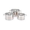 Bộ nồi inox Malloca TE-025 1 Bộ nồi inox Malloca TE-025