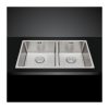 Chậu rửa bát inox 2 hố Malloca MS 6081 1 Chậu rửa bát Malloca MS 6081