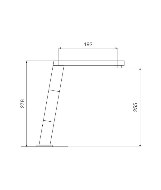 Kích thước vòi rửa bát Malloca K131GR
