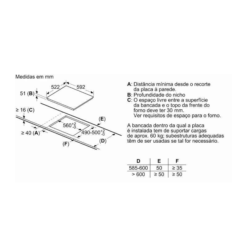 Hình ảnh 2D Bosch PIJ651F27E Hình ảnh 2D Bosch PIJ651F27E