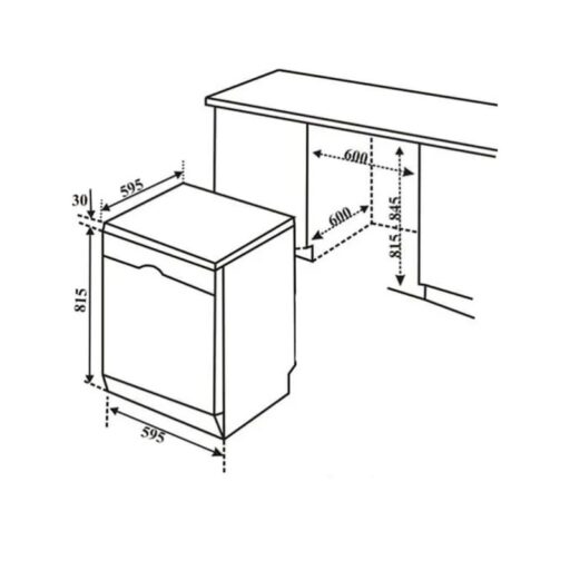 MÁY RỬA CHÉN BÁT BOSCH SMS58N02EU tinh tế 6 Hình ảnh 3d Bosch SMS58N02EU