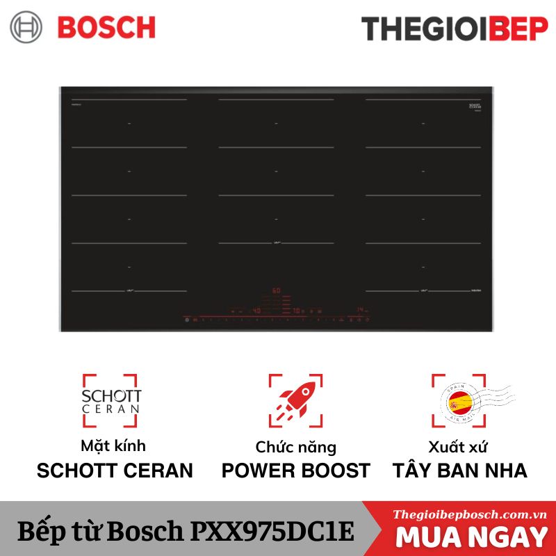BẾP TỪ BOSCH PXX975DC1E BẾP TỪ BOSCH PXX975DC1E