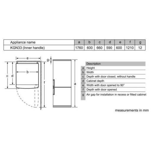 Tủ Lạnh Bosch KGN33NL20G 4 tu lanh bosch kgn33nl20g 2