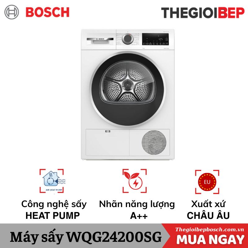 Máy sấy Bosch WQG24200SG Máy sấy Bosch WQG24200SG