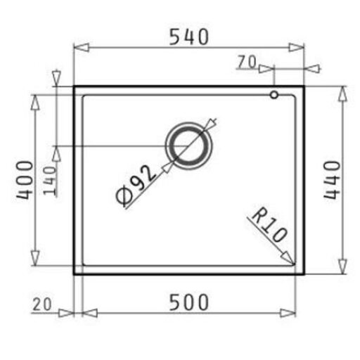 Chậu rửa đá BOSCH PYRAGRANITE TETRAGON (50X40) 1B 3 chau da bosch pyragranite tetragon 50x40 1b 1