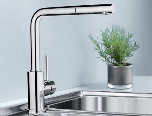 Vòi rửa bát Blanco MILA-S Chrome 524708 3 voi rua blanco mila s 1