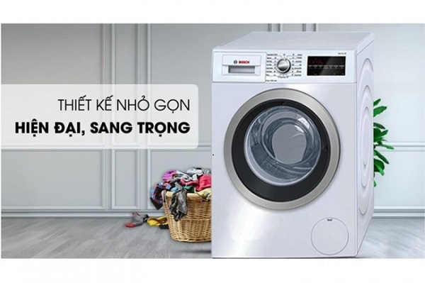 Đánh giá máy giặt Bosch có tốt không? 3 Máy giặt Bosch thiết kế hiện đại, sang trọng.