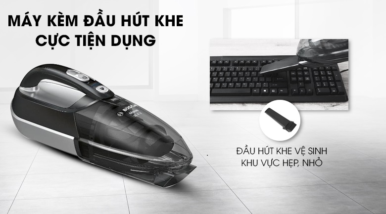 Máy hút bụi cầm tay Bosch HMH BHN14090 giá rẻ, chính hãng 4 Cách sử dụng máy hút bụi cầm tay Bosch HMH BHN14090