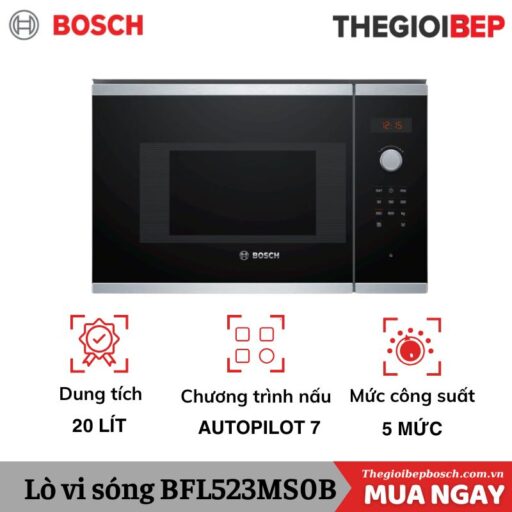 Lò vi sóng Bosch BFL523MS0B