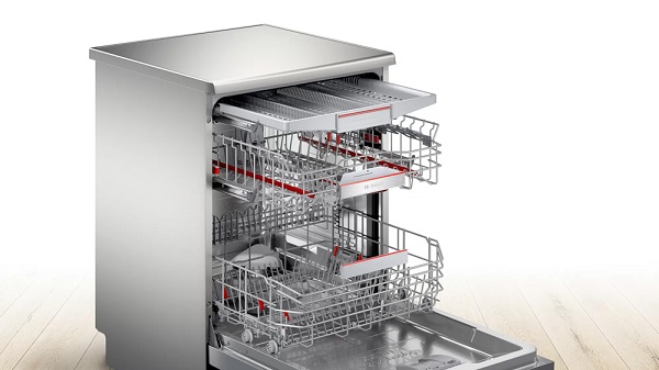 Đánh giá máy rửa bát Bosch SMS6ZCI48E 2 Máy được lắp đặt hệ thống MaxFlex 3 giá rửa đời mới