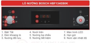 Lò Nướng Bosch HBF134EB0K 8 bang dieu khien lo nuong bosch hbf134eb0k series 2 4