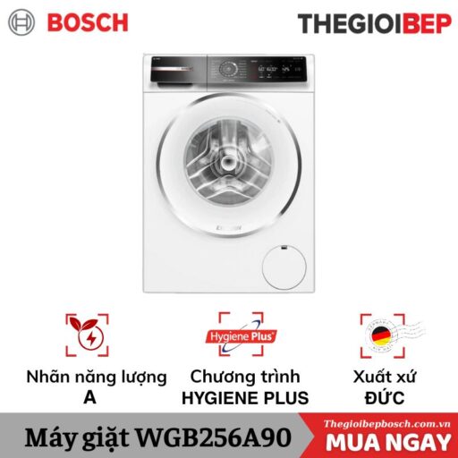 Máy giặt Bosch 10kg WGB256A90 Serie 8