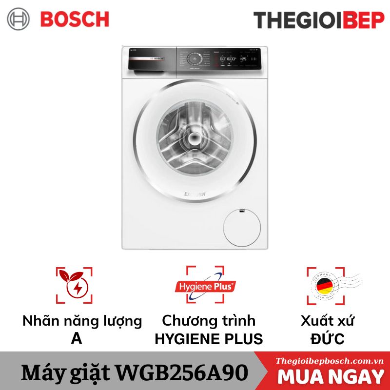 Máy giặt Bosch 10kg WGB256A90 Serie 8 Máy giặt Bosch 10kg WGB256A90 Serie 8