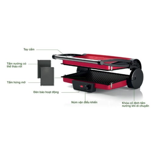Vỉ nướng điện Bosch TCG4104 1 anh vi nuong dien bosch tcg4104