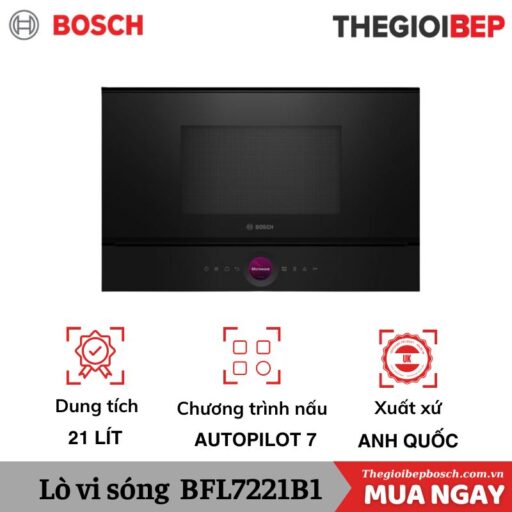 Lò vi sóng mini 21L Bosch BFL7221B1