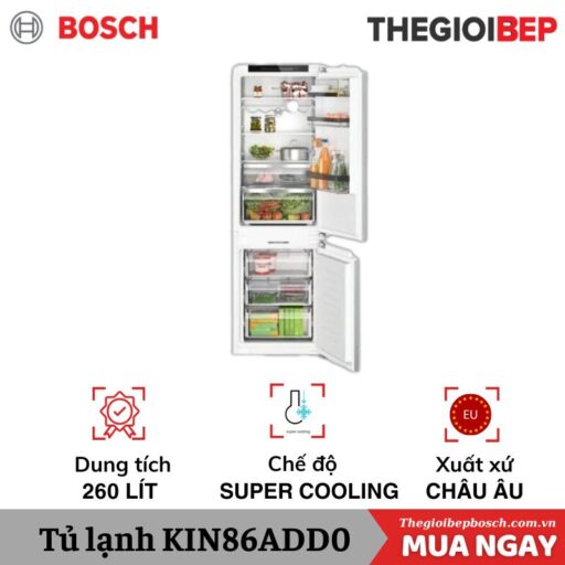 Tủ lạnh Bosch KIN86ADD0 Serie 6