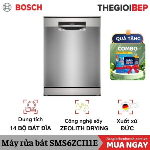 Máy rửa bát Bosch SMS6ZCI11E