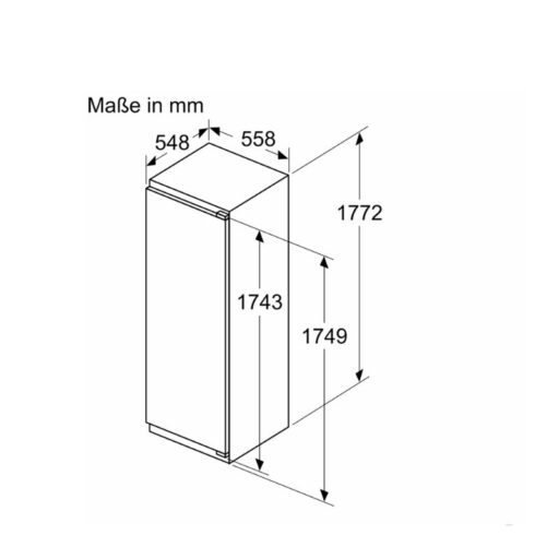 Tủ mát Bosch KIR81ADD0 Serie 6 4 kich thuoc tu mat bosch kir81add0 serie 6